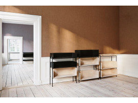 Vivlio modular shelving system.