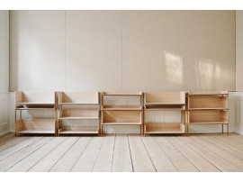 Vivlio modular shelving system.