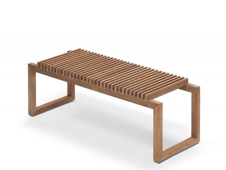 Banc scandinave modèle Cutter. Teck. 