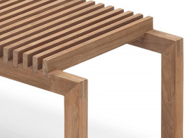 Banc scandinave modèle Cutter. Teck. 