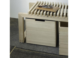 Banc scandinave modèle Cutter. Chêne. 