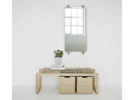 Banc scandinave modèle Cutter. Chêne. 