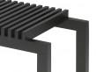 Banc scandinave modèle Cutter. Chêne noir.  