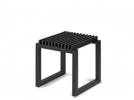 Tabouret scandinave modèle Cutter. Chêne noir. 