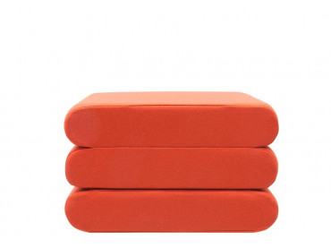 Pouf et lit d'appoint scandinave modèle Bingo. 