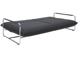 Canapé convertible scandinave modèle Nova. Base chrome ou blanc