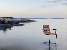 Fauteuil scandinave modèle Grinda. 