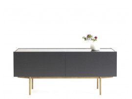 Enfilade scandinave Luc Wood  160 2 tiroirs