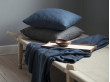 Coussin scandinave Finn Juhl. 40 x 60 cm Bleue