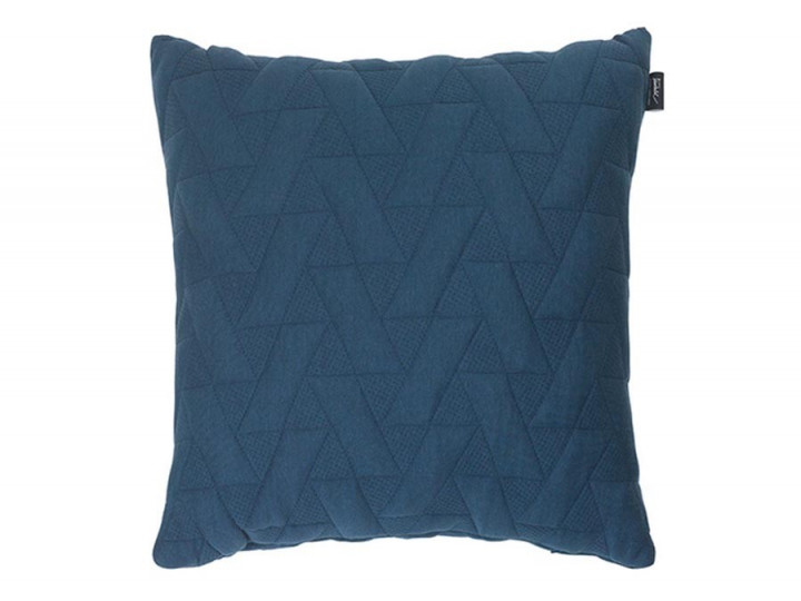 FJ Pattern cushion 50 x 50 cm Blue