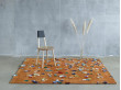 Tapis scandinave modèle Chaos Caramel 2 dimensions