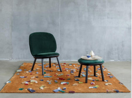 Tapis scandinave modèle Chaos Caramel 2 dimensions