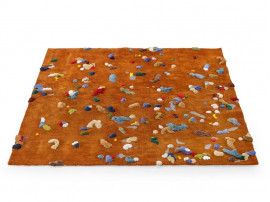 Tapis scandinave modèle Chaos Caramel 2 dimensions