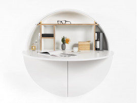 Cabinet scandinave modèle Pill noir ou blanc