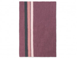 Tapis scandinave PET Lie de vin 