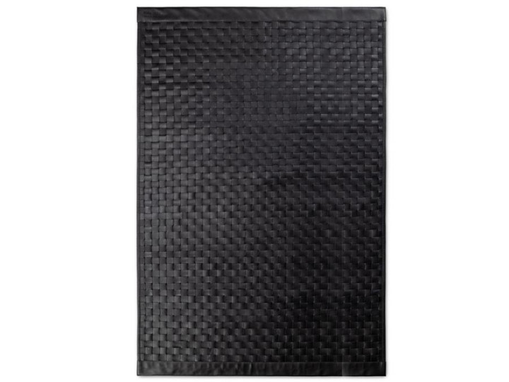 Tuscany Leather Rugs Black 2 dimensions 