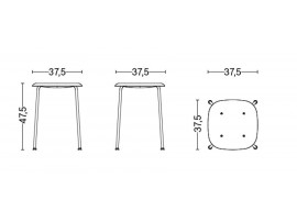 Soft Edge 70  stool. 