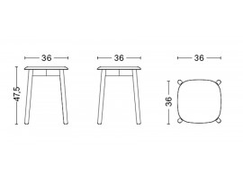 Soft Edge 72  stool