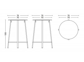 Revolver High Table