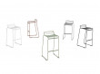 Outdoor Hee Bar Stool  65 cm ou 75 cm