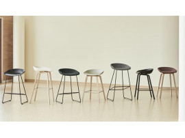 About A Stoll AAS 33 Bar Stool  65 cm or 74 cm upholstered