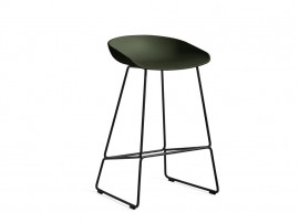 Tabouret de bar scandinave About A Stool AAS 38 64 cm ou 75 cm