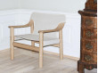 Fauteuil scandinave Bernard en toile 