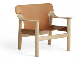 Fauteuil scandinave Bernard en cuir