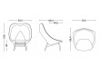 Uchiwa Lounge chair 