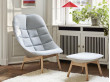 Fauteuil scandinave Uchiwa Quilt