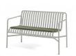 Palissade outdoor dining bench