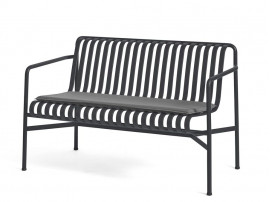 Palissade outdoor dining bench