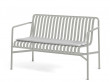 Palissade outdoor dining bench