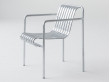 Palissade outdoor dining arm chair hot galvanized
