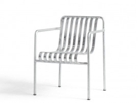 Palissade outdoor dining arm chair hot galvanized