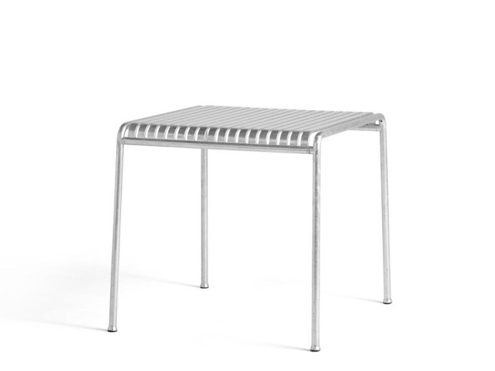 Palissade outdoor table hot galvanized 4 seats 