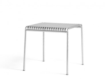 Palissade outdoor table hot galvanized 4 seats 