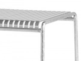 Palissade outdoor table hot galvanized 4 seats 