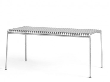 Palissade outdoor table hot galvanized 6/7 seats 