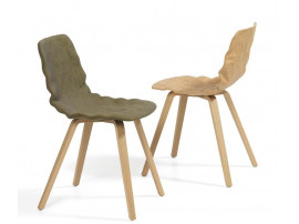 Chaise scandinave modèle Dent Dressed B504D Wood. 