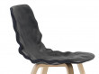 Chaise scandinave modèle Dent Dressed B504D Wood. 