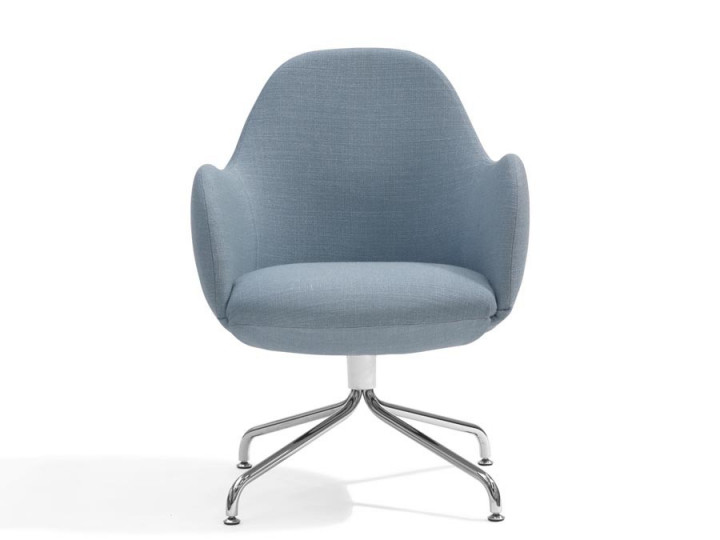 Fauteuil de conférence scandinave modèle Wilmer O57CS pivotant