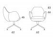 Wilmer Conference chair O57CS Sweevel base. 