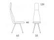 Chaise scandinave modèle  Poppe 0161H