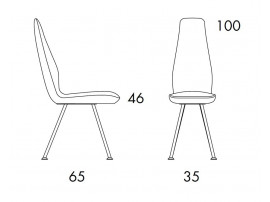 Poppe 0161H Low chair