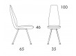 Chaise scandinave modèle Poppe 0161L