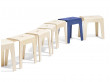 Tabouret scandinave modèle Bimbo couleur, 10 coloris