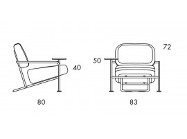 Fauteuil scandinave modèle Åhus B30