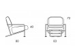 Fauteuil scandinave modèle Åhus B31