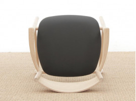 Fauteuil scandinave en chêne modèle Magrethe